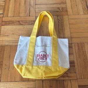 Yellow Trader Joe’s Mini Tote Bag